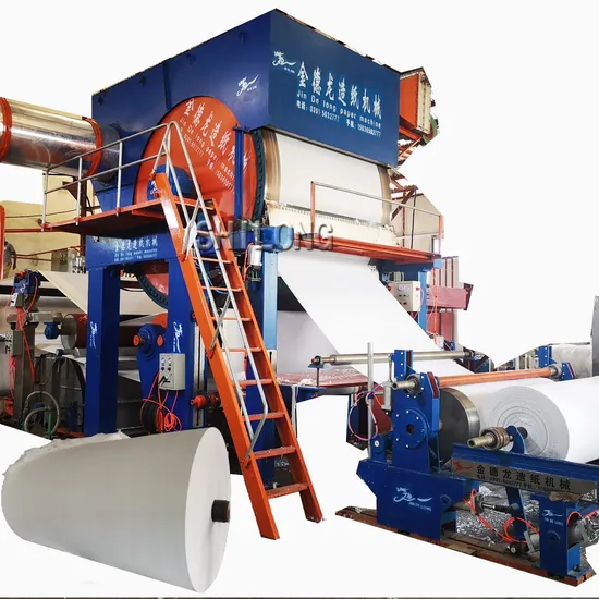 Tissue Paper Making Machine 5-7t/D Fully Automatic 1880mm Jumbo Roll Toilet Paper Manufacturing Machinery for South Africa