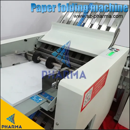 Folding Sheet Paper Folder A4 Paper Machine Mini Sheet Folding Machine