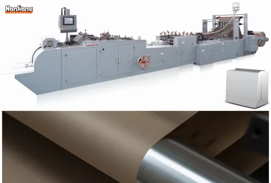 Double Layer 2 Ply Sos Paper Bag Machine