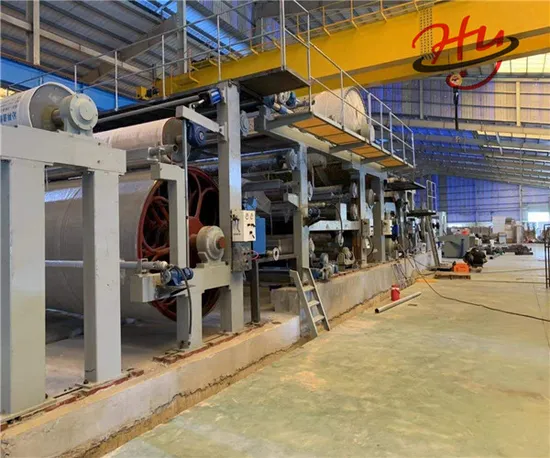Kraft Wire Waste Recycling Plant Fourdrinier Coated Paper Machine with Good Price 1500-6000mm