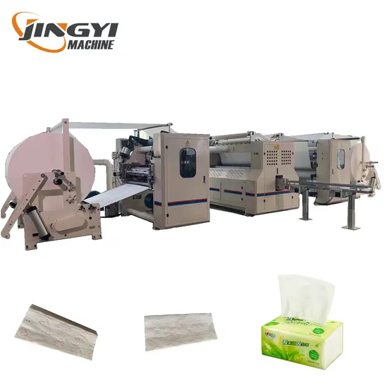 7lines Color Printing Embossing Facial Tissue Folding Machine