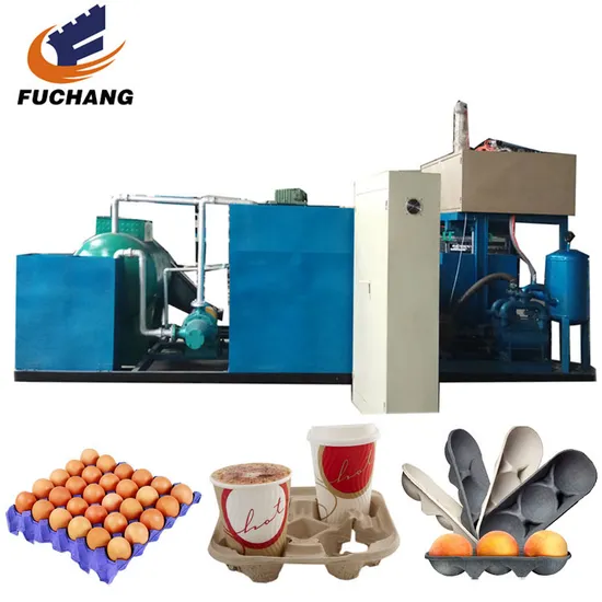 Reciprocating Egg Tray Making Machine Production Line with Egg Carton Making Machine Price