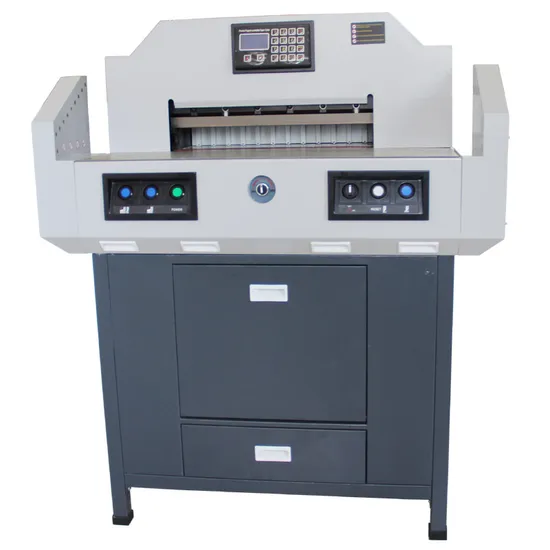 520h Semi-Automatic Electric 520mm A3 A4 Paper Cutting Machine Cutting Paper Machine Guillotine Machine Paper Cutter for 2024