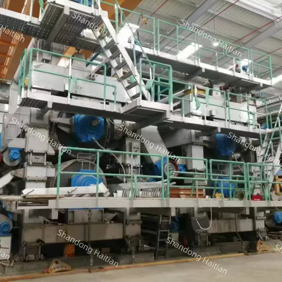 3400mm High Speed Automatic Textile Cone Paper Making Machinery
