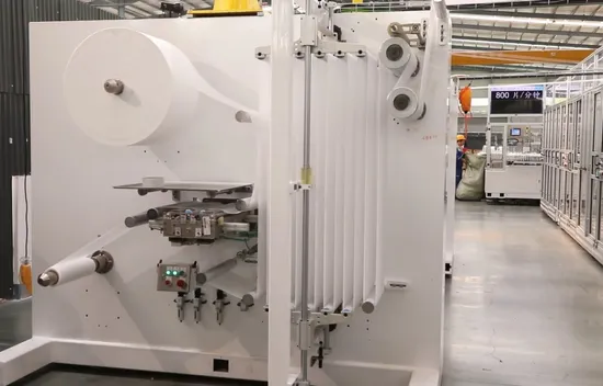 Intelligent HMI Touch Screen Baby Pant Production Line