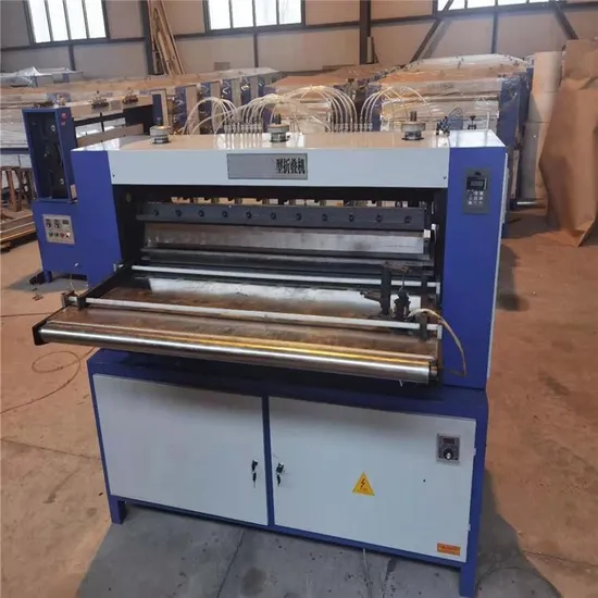 Full Auto Eco Oil Fuel Paper Pleating Air Filter Paper Folding Machine