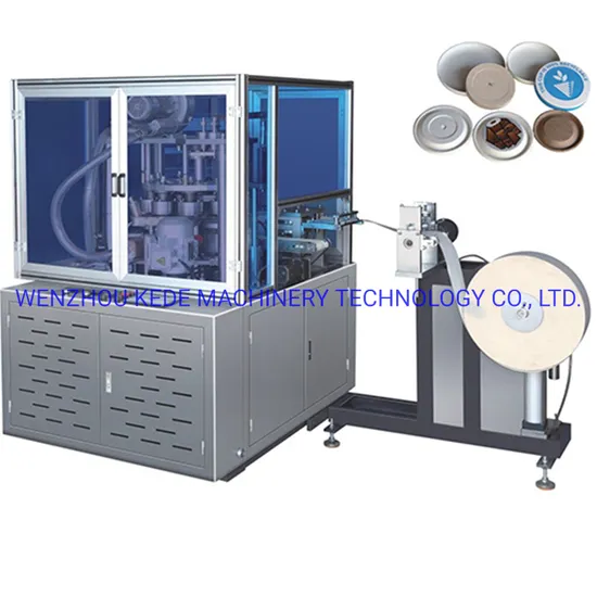 Kd-Zg100 Automatic Coffee Cup Paper Lid/Cover/Cap Making Forming Machine