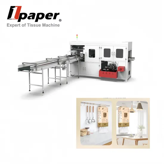 Automatic New Product Tissue Paper Bottom-Pull Tissue Packer Machine