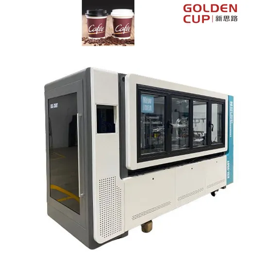 Golden Cup High Quality Food Container Paper Cup Forming Machine