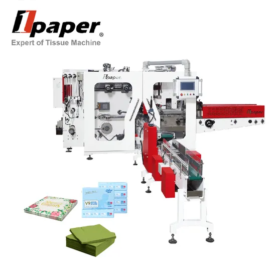New Generation Full Line Customizable Paper Napkin Machine for Different Size