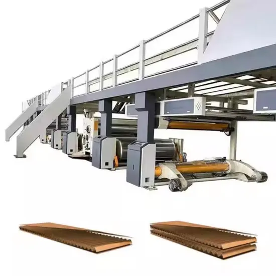 Qh 3 5 7 Layers Corrugated Cardboard Production Line Cardboard Making Machine