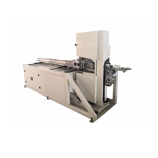 Small Business Ideas 2024 Toilet Paper Roll Band Saw Cutting Machine