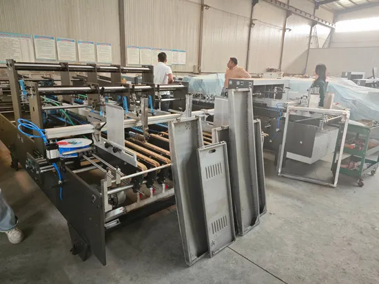 Quality Assurance Cardboard Box Fully Automatic Corrugated Cardboard Box Pasting Machine