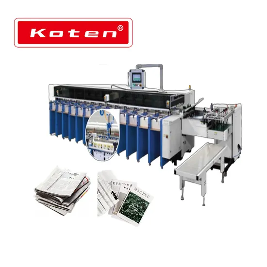 Automatic Paper Gathering Sorting Collator Machine Newspaper Calendar Collating Machine