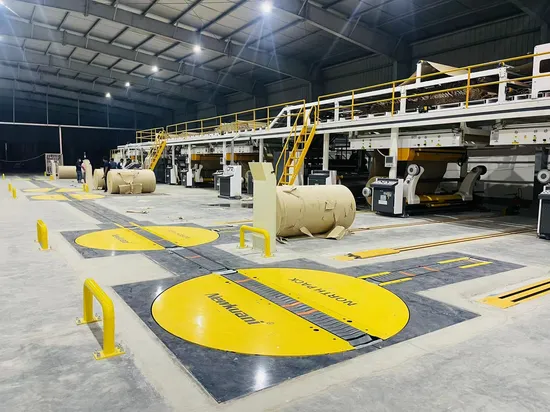 High Speed 3/5/7 Layer Corrugated Cardboard Production Line Making Carton Box