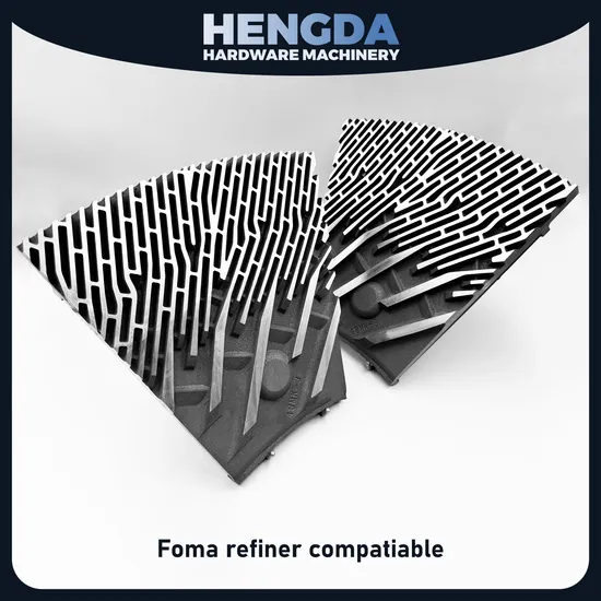 Efficient Refiner Plate Refiner Segment for Paper Pulp Plant