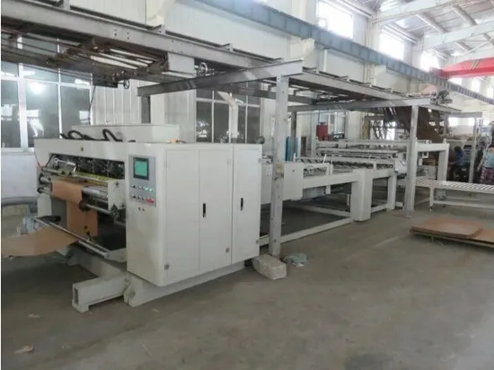 Nc Rotary Sheeter Stacker for Single Faced Corrugated Cardboard