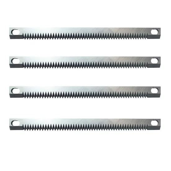 PE Film Bag Food Packing Machine Serrated Blade