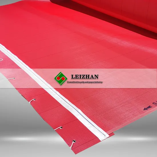 Paper Machine Red Color Dryer Fabric Polyester Woven Belt for Paper Produce