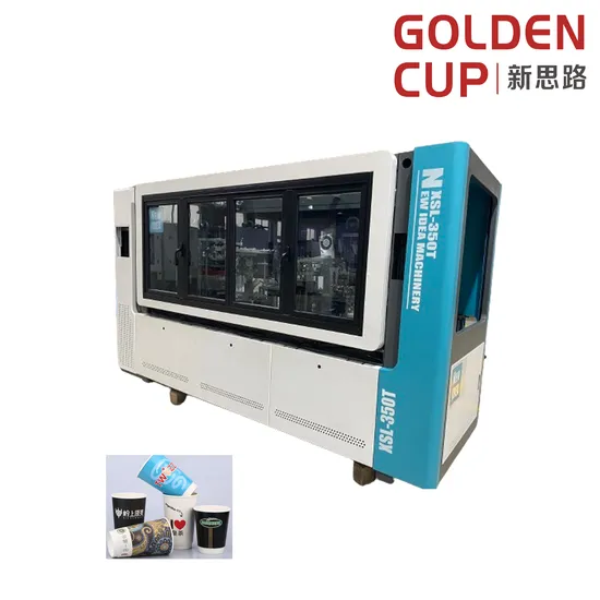 Golden Cup Customized Disposable Corrugated Paper Ripple Wall Paper Cup Forming Machine for Hot Drink