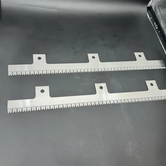 Sealing Cutting Packaging Machine Serrated Knives Toothed Blade