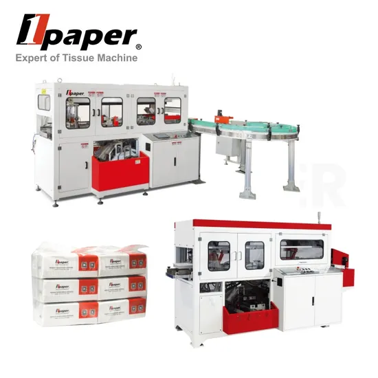 Double Head Automatic Soft Facial Tissue Bundling Machine for Production