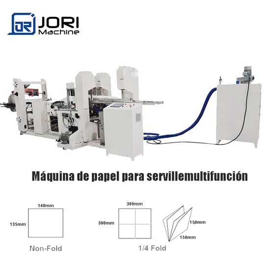 Embossing Three Color Printing Dinner Tissue Napkin Paper Making Machine Non Fold