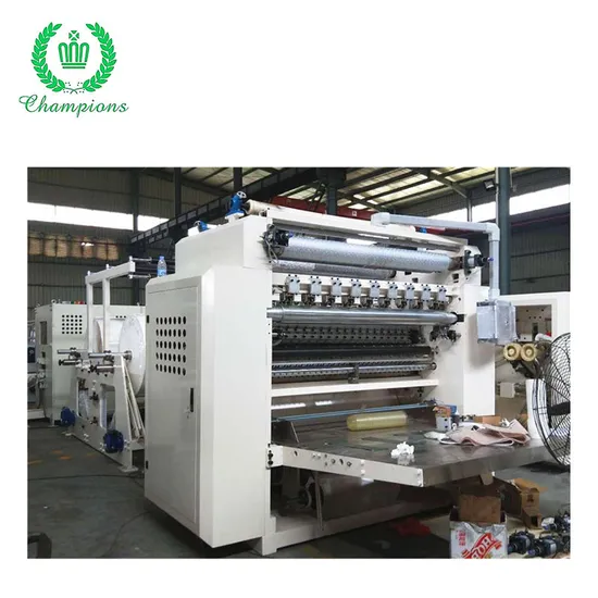 Automatic Film Packing and Box Packing Facial Tissue Production Line