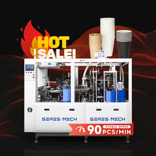 Full Automatic Debao Ruida Ultrasonic Paper Cup Making Machine Price China High Speed Coffee Paper Cup Forming Machine