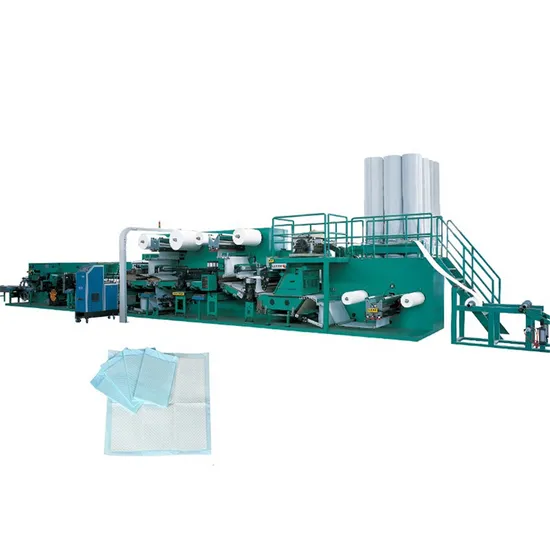 Wholesale Customized Semi Servo Disposable Under Pads Making Machine
