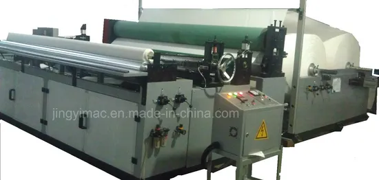 Semi Automatic Toilet Paper Rolls Rewinding and Perforating Machine