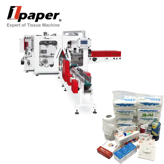 Fully Automatic High Output Napkin Paper Packing Machine for Embossing Napkin Tissue