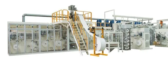 High-Efficiency Baby Diaper Production Line with Large Waistband