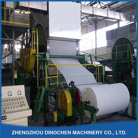 (DC-1575mm) Small Model Hand Tissue Making Machine with 3 T/D Tissue Paper Making Machine for Waste Paper Recycling
