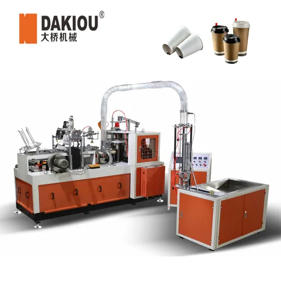 Full Automatic High Speed Cold Water Single PE Coated Paper Cup Manufacturing Making Machine