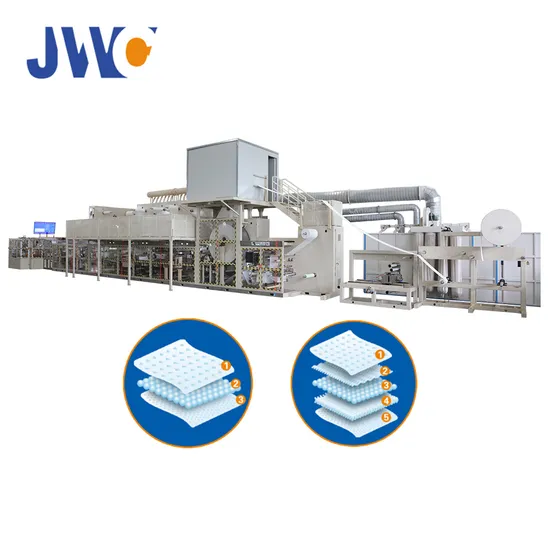 Automatic CE Approved Jwc Containers Making Machine Under Pad Production Line