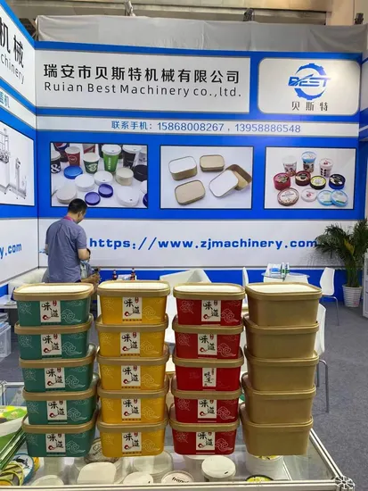 Latest Salad Paper Bowl Lid Forming Machine/High Quality Rectangle Lid Making Machine/Fruit Bowl Lid Covering Machine