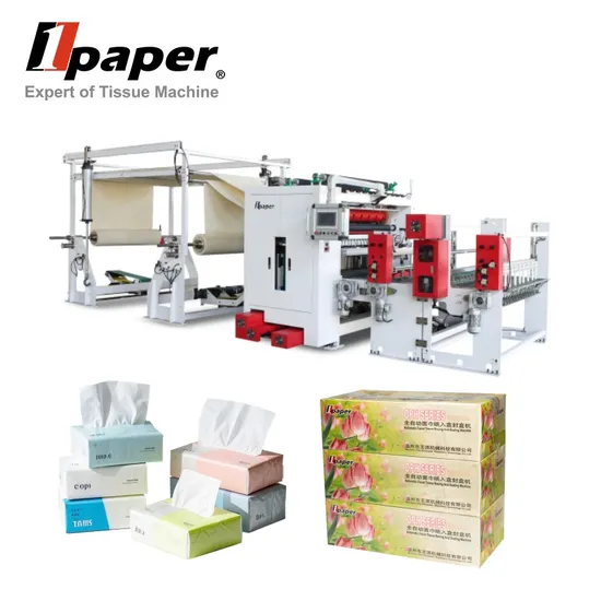 V Fold 7 Lines Fully Automatic High Speed Facial Tissue Folding Machine