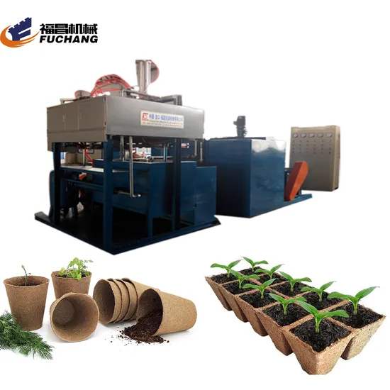 Pulp Molding Flower Pots Making Machine/Peat Pot Cup Making Machine
