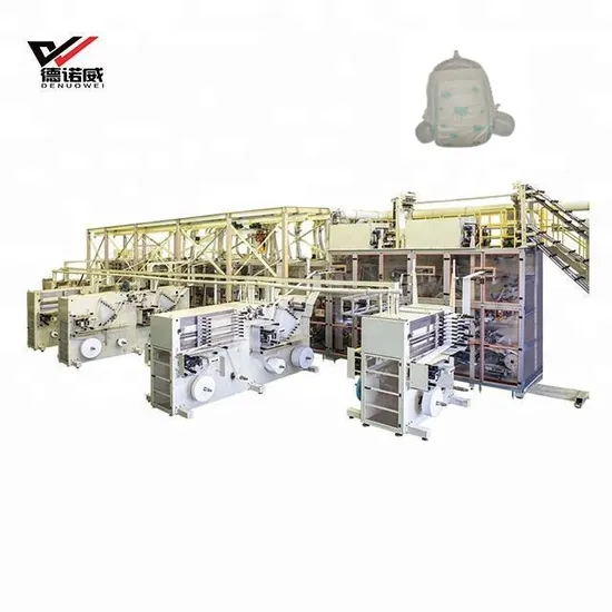 Disposable Baby Diaper Production Line Manufacturing Machine Automatic