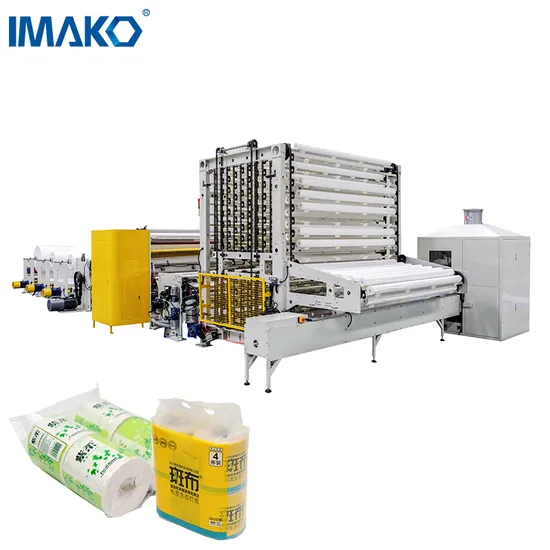 Full Automatic Converting Machine to Make Toilet Paper & Kitchen Paper & Bathroom Tissue Paper