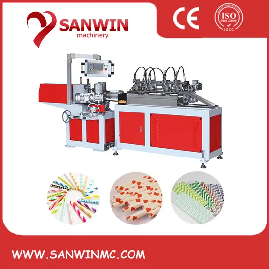 Juice Coffee Milk Paper Drinking Straw Making Machine