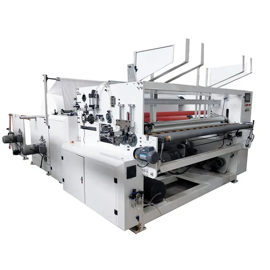 Automatic Paper Toilet Tissue Embossing Perforateing Rewinding Machine
