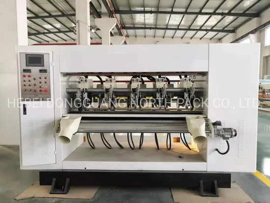 Electric Adjustment Thin Blade Slitting and Creasing Machine Fon Production Line