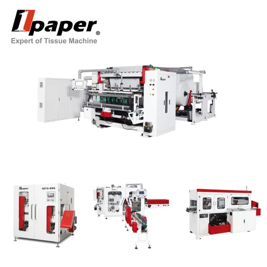 New Fully Automatic Tissue V Folding L Fold Equipment Machines for Paper Products Industry