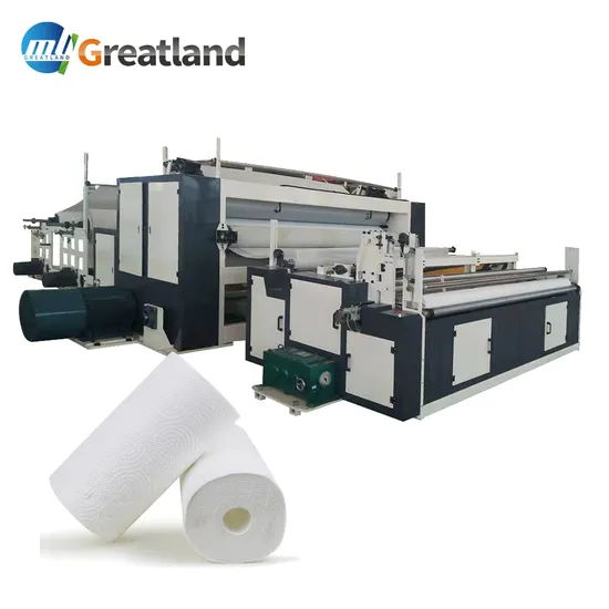 Full Automatic Toilet Paper Roll Making Machines Production Line Die Cutting Machine for Paper