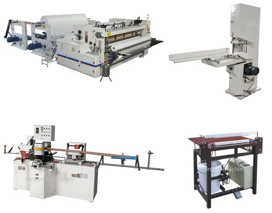 Good Quality Semi-Auto Small Toilet Paper Tissue Making Machinery Production Line
