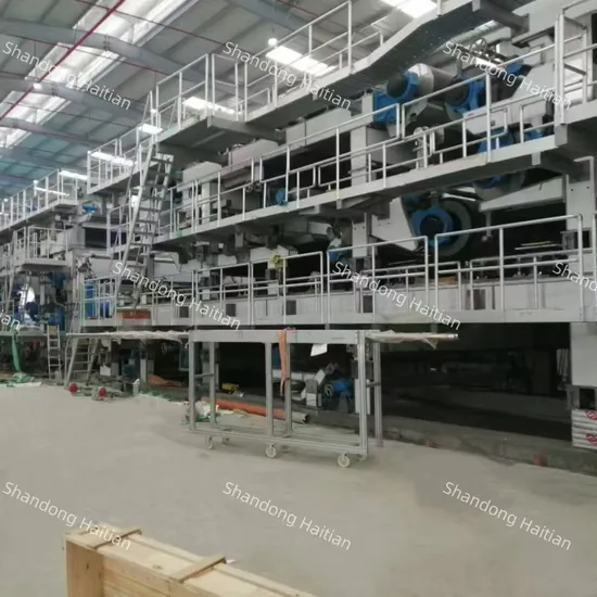 3800mm High Speed Automatic Textile Cone Paper Making Machinery