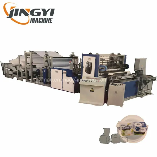 Fully Automatic Colorful Lamination Toilet Tissue Machine with Embossing