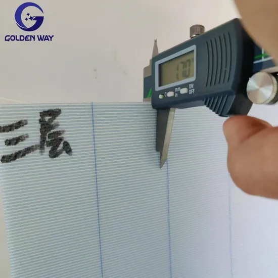 Triple Layer Fabric Tissue Paper Pulp Forming Mesh Belt Polyester Forming Fabric Mesh Conveyor Belt